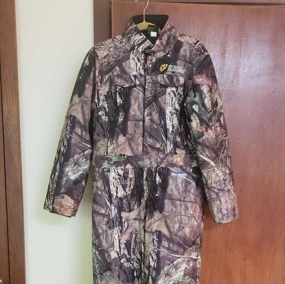 Camo coveralls